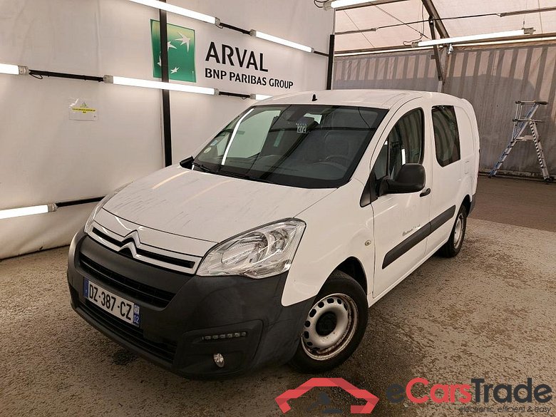 Citroen HDi 90 BVM Confort 21L2 Cabine App. Berlingo Cabine Approfondie VU 4p Fourgonnette HDi 90 BVM Confort 21 L2 / ECLAIRAGE + PB CENTRALISATION + NEIMAN + AMORTISSEURS 