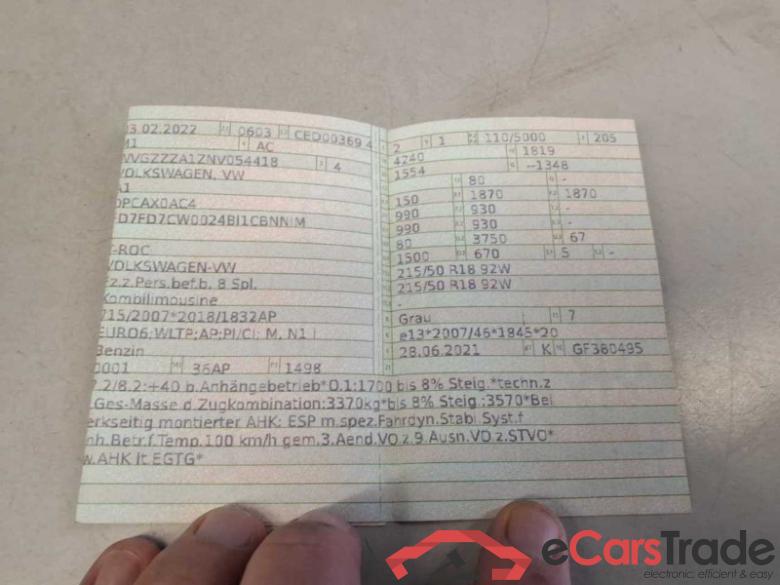 Volkswagen T-Roc (A11)(09.2017->2021) DE - SUV5 1.5 TSI EU6d, Sport OPF (EURO 6d), 2020 - 2022 #4