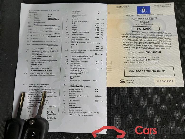 OPEL - OPE ASTRA Turbo 106PK ECOTEC Edition Pack Business & Light & Sight & Park Pilot  * PETROL * #4