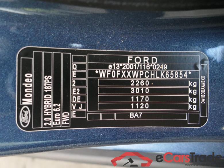 Mondeo Turnier Hybrid 2.0 138KW ATV E6dT #5