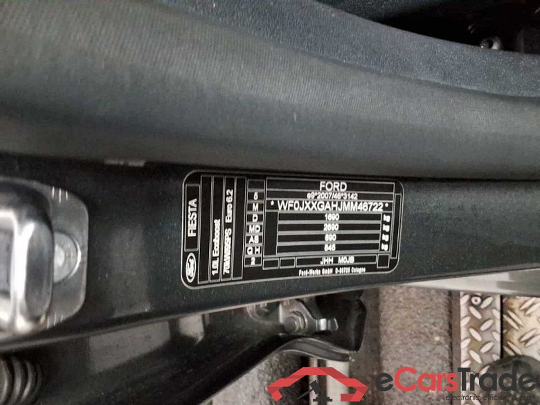 Ford Fiesta (CE1)(2017->) DE - LimS5 1.0 EcoBoost EU6d, Titanium X S/S (EURO 6d), 2020 - 2021 #3