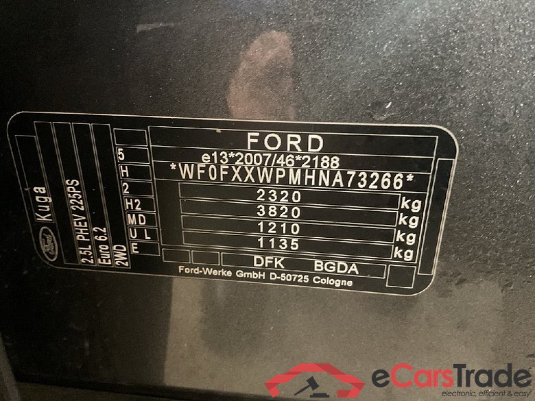 Kuga Plug-In Hybrid Titanium 2.5 165KW ATV E6d #5