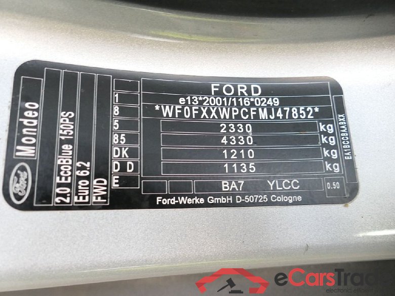 Mondeo Turnier Trend 2.0 EcoBlue 110KW AT8 E6d #5