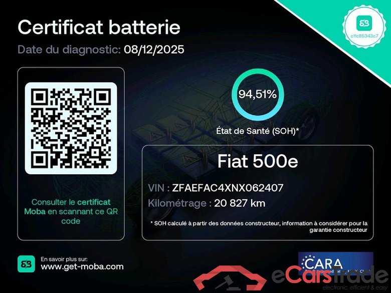 FIAT 500  2020  3P  Berline 42kWh Icone #2