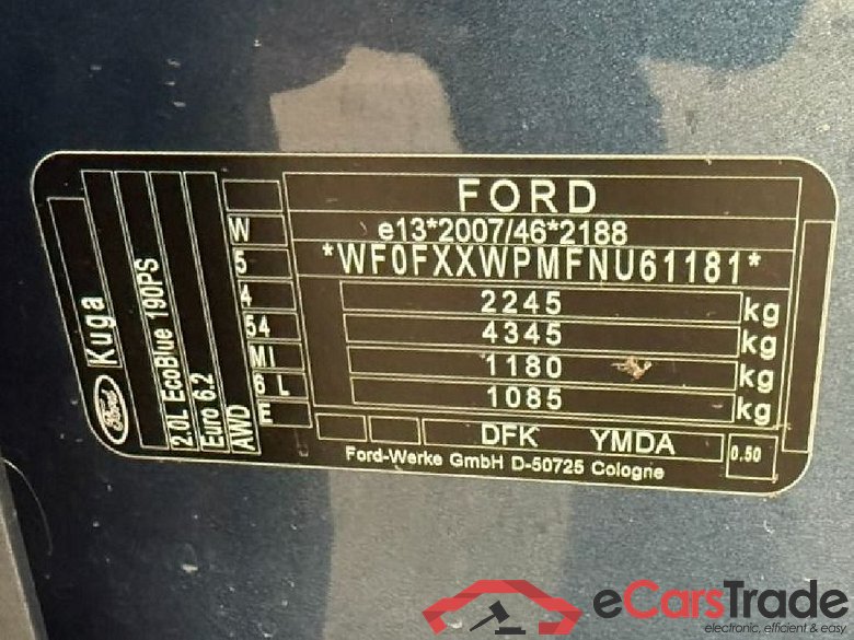 Kuga Vignale 2.0 EcoBlue 140KW AT8 E6d #5