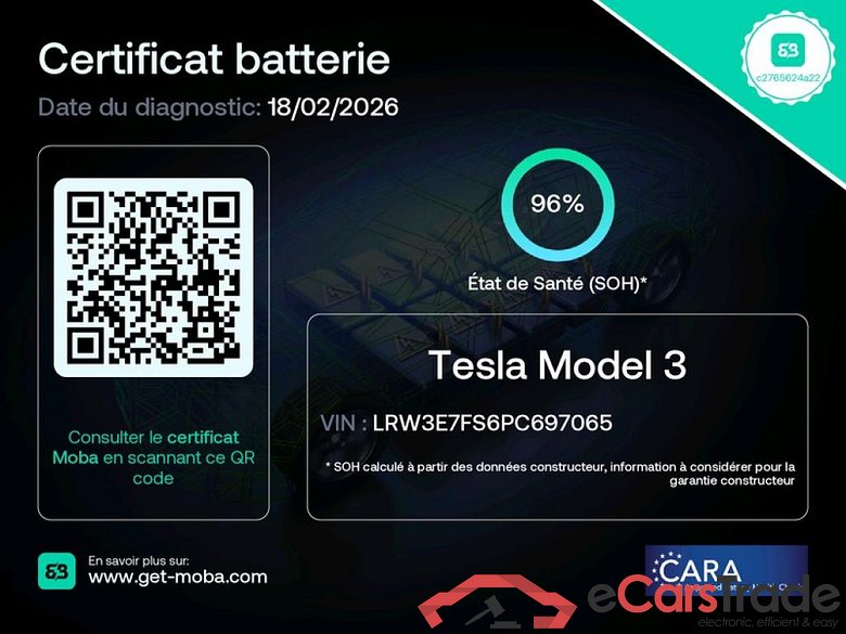 TESLA Model 3 / 2018 / 4P / Berline - COMMITMENT DEAL  lot 198 #2