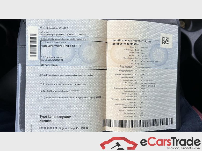 RENAULT KANGOO Phase II Kangoo 1.2 TCe Limited EDC #6