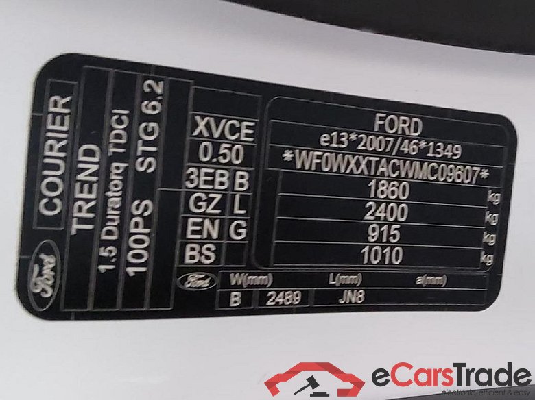 Transit Courier Trend 1.5 TDCi 74KW MT6 E6d #5