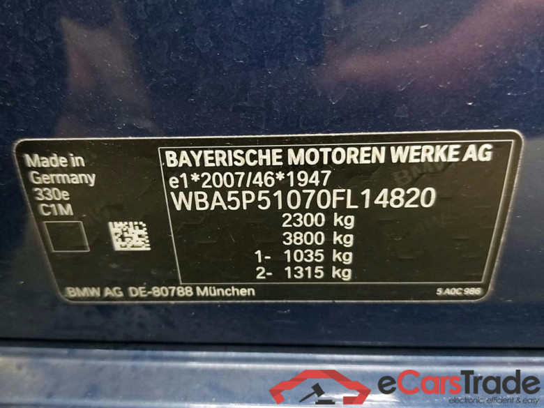 BMW - BMW 3 BERLINE 330e 292PK Business Edition Sport With Heated Sport Seats & Pack Driving Assistant Pro & Head Up & Parking Assistant Plus * HYBRID * #6