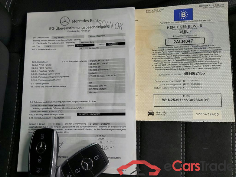 MERCEDES - MER GLC 300 de 306PK DCT 4MATIC Business Solution AMG & Plus Pack & Urban Guard Plus & Driving Assistant Plus & 19 Inch & Trailer Towing Hook  * HYBRID * #4