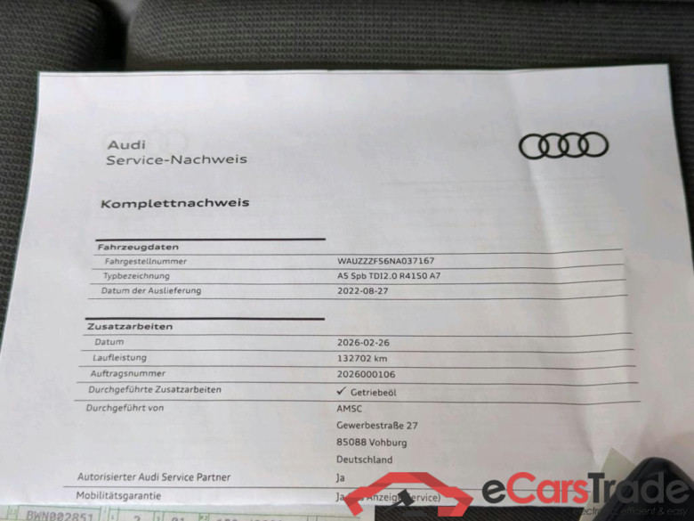 A5 Sportback 40 TDI S line 2.0 TDI 150KW AT7 E6d #6