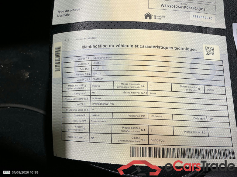 MERCEDES-BENZ C-CLASS BREAK 2.0 C 300 E PHEV AUTO LUXURY LINE #3