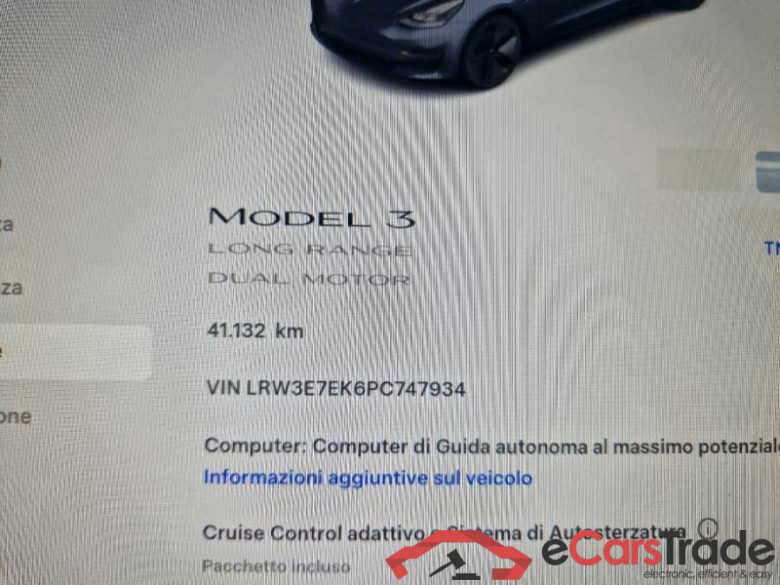 TESLA MODEL 3 / 2018 / 4P / BERLINA 75 KWH LONG RANGE DUAL MOTOR AWD #4