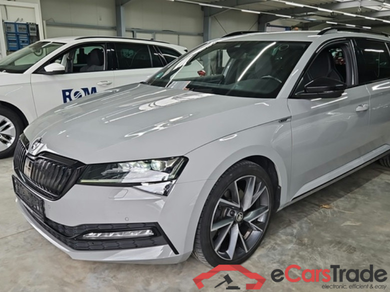 Skoda Superb 2.0 TDI Sportline Aut. LED-Matrix Virtual Ambient Navi-Pro Sport-Leather-Alcantara KeylessGo Klima PDC ...