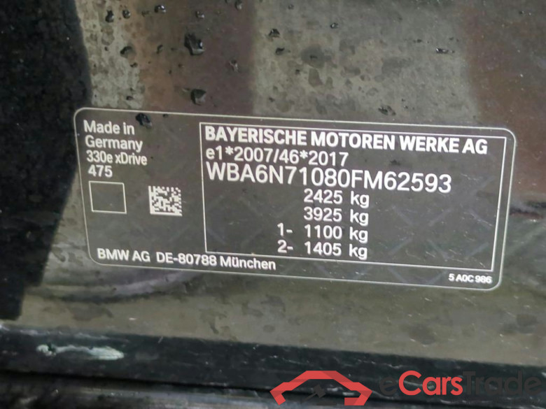Baureihe 3 Touring 330 e xDrive M Sport 2.0 185KW AT8 E6d #4