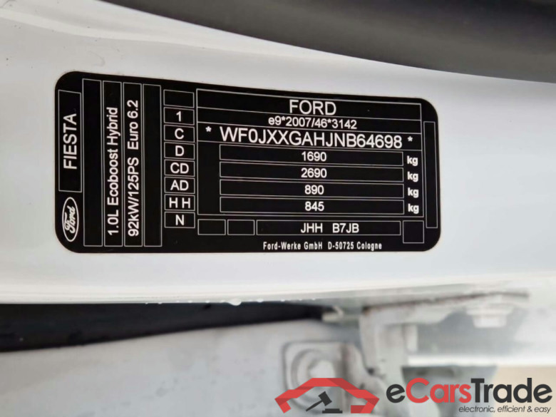 FORD Fiesta 1.0 EcoB.Hy. Tit. #4