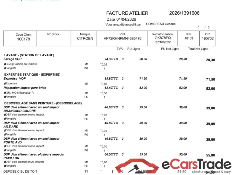 C3 Aircross Feel Pack Business 1.2 PureTech 110CV BVM6 E6d / PRÊT A VENDRE #3