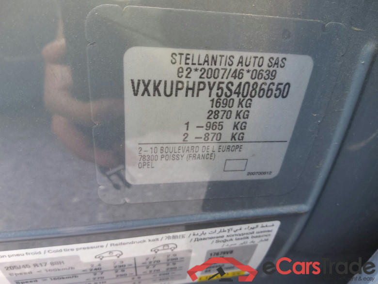 OPEL Corsa 1.2T XHT Hybrid eDCT6 S/S 136cv AutomÃ¡tico GS(Winterpack) #5