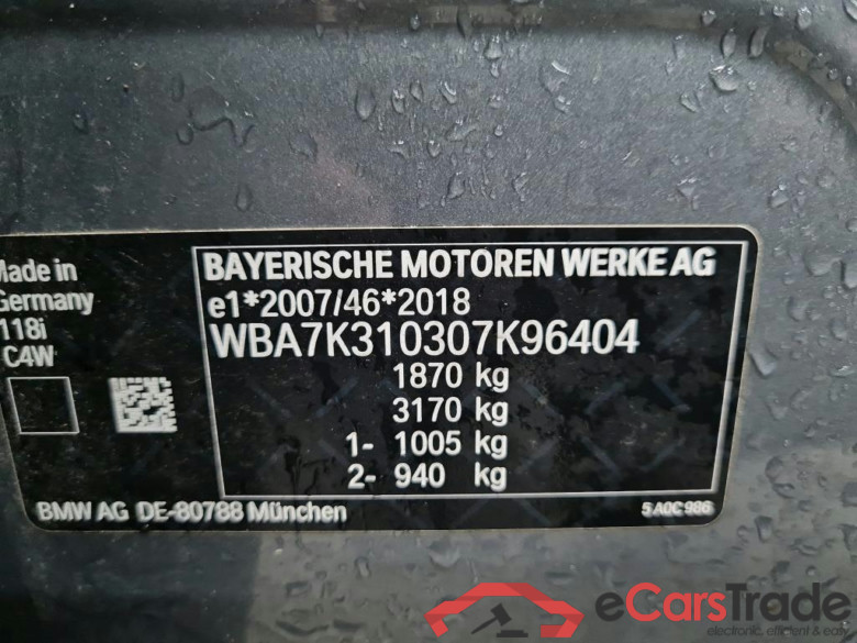 BMW - BMW 1 HATCH 118iA 136PK Sport Pack Business & Cruise Control & PDC Front & Rear * PETROL * #6